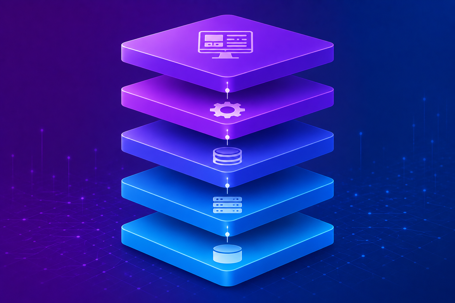What is the recommended layered architecture for a typical Spring Boot application?