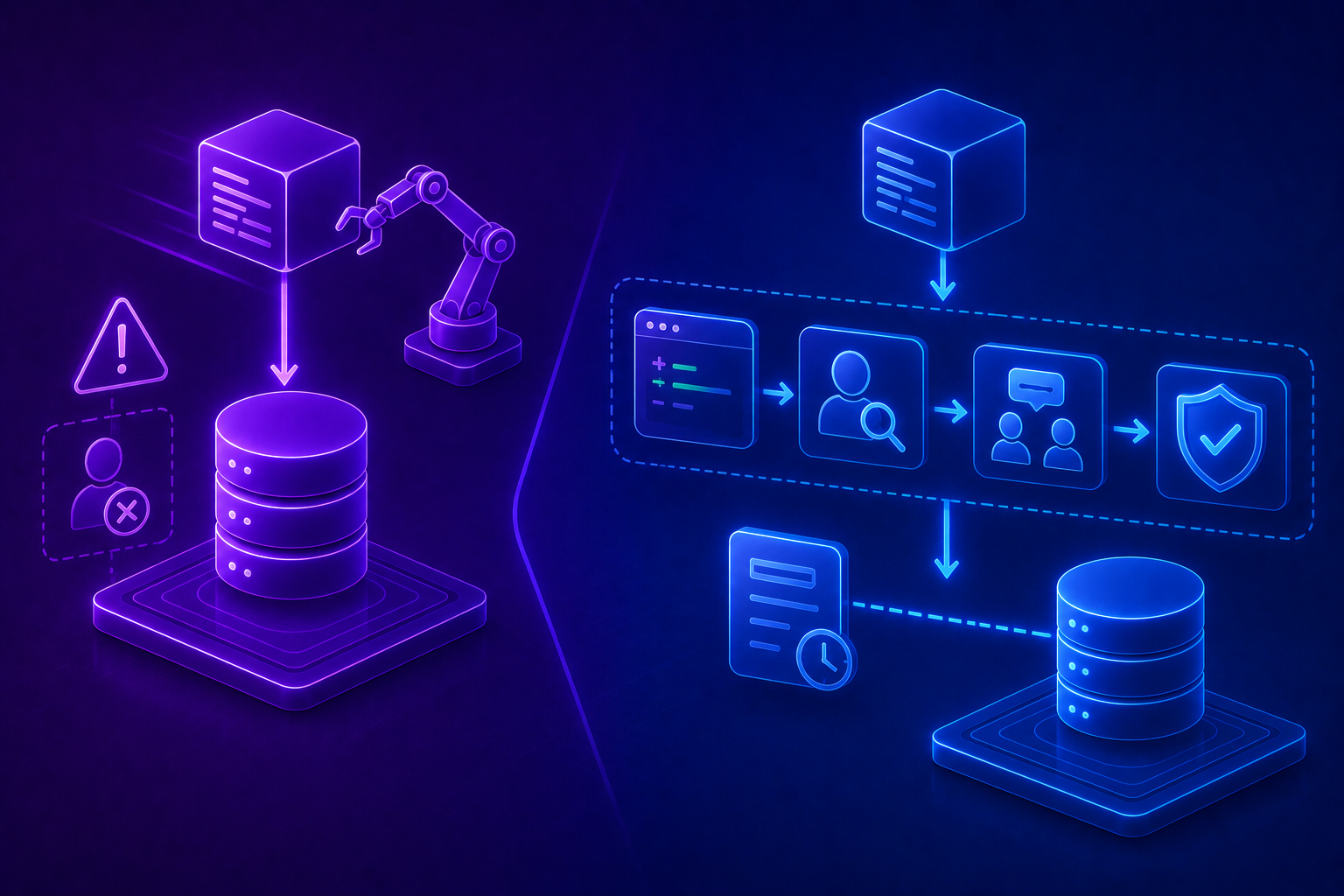 Why shouldn't you rely on Hibernate's `ddl-auto` (e.g., `update` or `create`) to manage your production database schema?